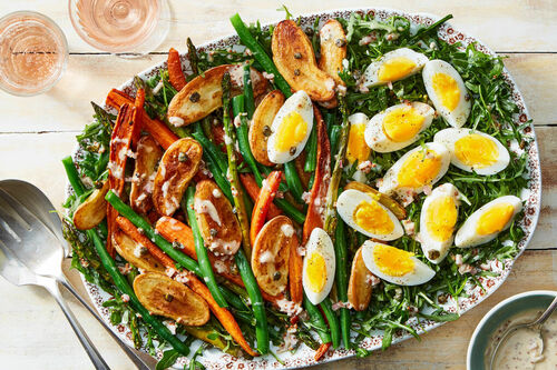 Roasted Veggie Salade Niçoise
