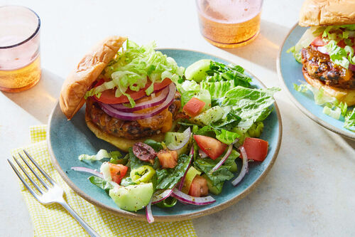 Fast! Actual Veggies® Black Bean Cheeseburger