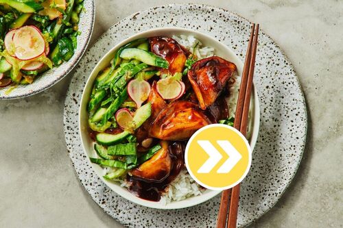 Sticky Hoisin Chicken Dumplings