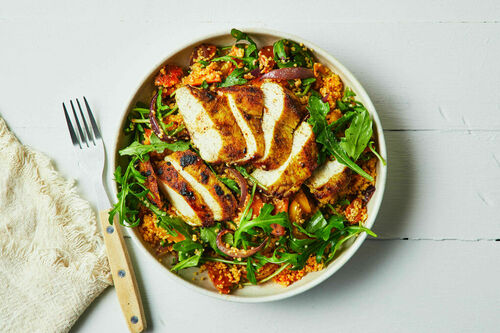 Easy Chicken Couscous Bowl