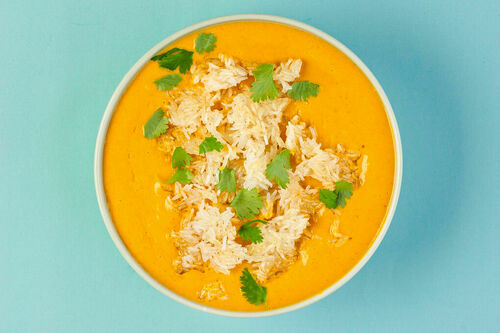 Asiatische Paprika-Curry-Suppe