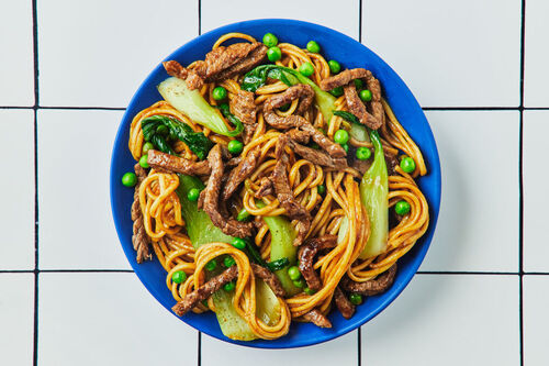 15-Min Mongolian Beef and Noodles