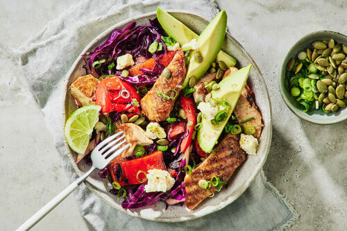 Carb-Conscious No-Fuss Mexican Chicken Salad