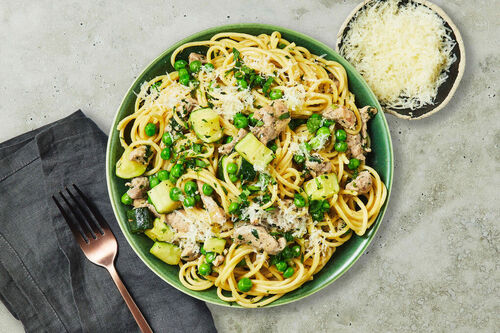 Herbed Pork Spaghetti