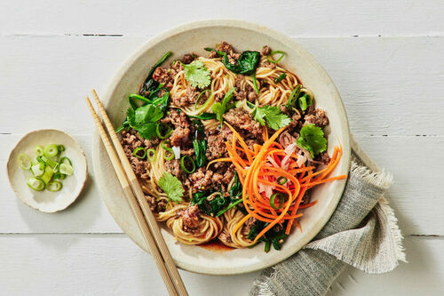 Fast Firecracker Spicy Beef Noodles