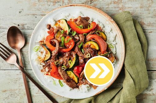 Easy Garlic-Chilli Double the Beef