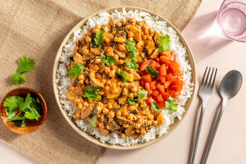 Gemüse-Kichererbsen-Curry