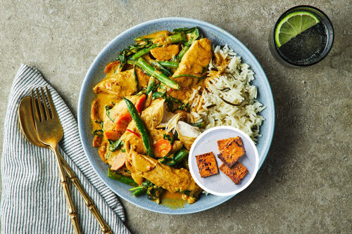 Spicy and Creamy Satay Tofu Curry