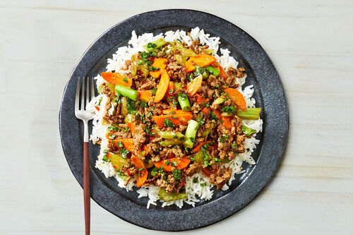 Spicy Chinese Lamb Stir-Fry