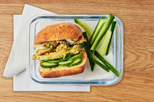 Lunch Coronation Chicken Sandwiches