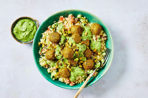 'Green Goddess' Falafel Bowls