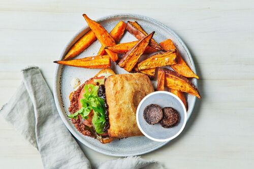 Easy Wagyu Beef Burgers and Wedges