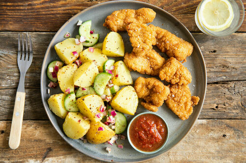 Knusprige Nuggets vom Bio-Huhn