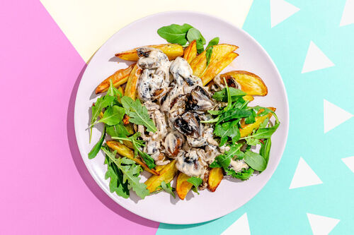 Würzige Champignonpfanne