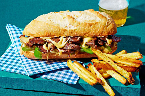 Epic Philly Cheesesteak with Onions & Peppers