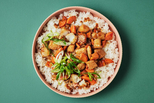 Hoisin Fish Stir-Fry and Rice