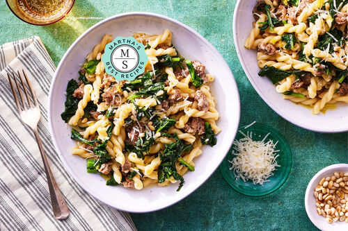 Martha's Best Sausage & Broccoli Rabe Gemelli