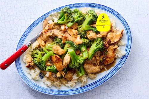 Express Recipe! Stir-Fried Chicken & Broccoli