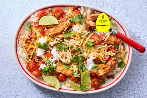 Express Recipe! Chile-Lime Chicken Bowl