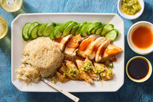 One Pot Hainanese Chicken with Rice