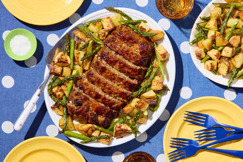Springtime! Sweet & Sour Glazed Meatloaf