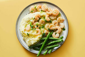 A Sprinkle of This and That: Voodoo Shrimp and Garlic Mashed Potatoes