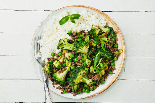 Thai-Style Lamb and Broccoli