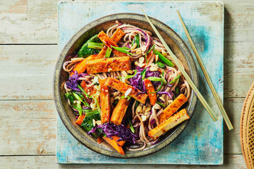 Hawker-Style Satay Tofu Noodles