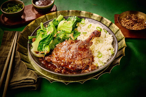 Salt and Pepper Duck and Orange Sauce