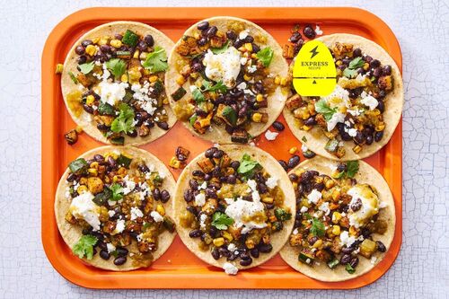 Express Recipe! Tacos with Readymade Chicken
