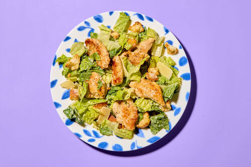 Caesar Salad with Double Chicken!