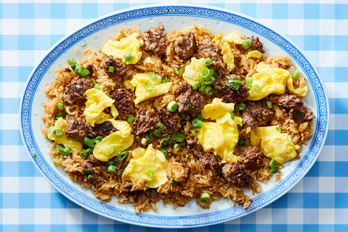 Fried Rice with Readymade Chicken