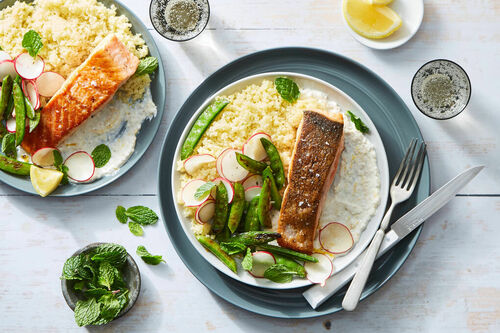 Crispy-Skinned Wild Salmon