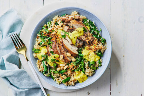 Easy Chicken Thigh and Spinach Biryani