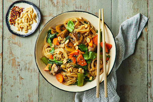 Fast Mushroom Noodles