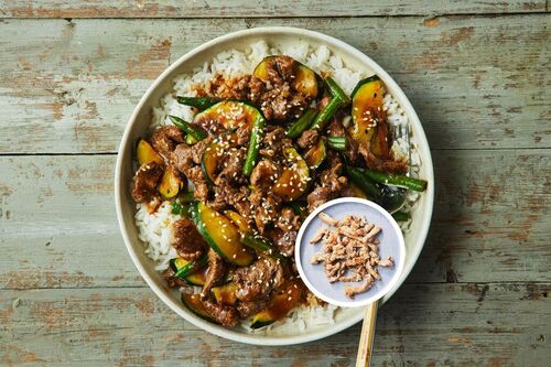 Mirin-Ginger Pork Stir-Fry