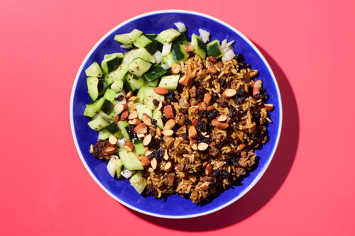 One-Pot Lebanese Beef & Rice Pilaf