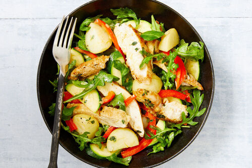Calorie-Conscious Chicken Breast Potato Salad