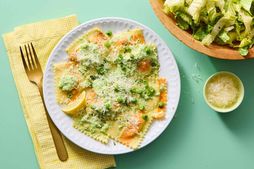 Peak Season! Asparagus-Gruyère Ravioli