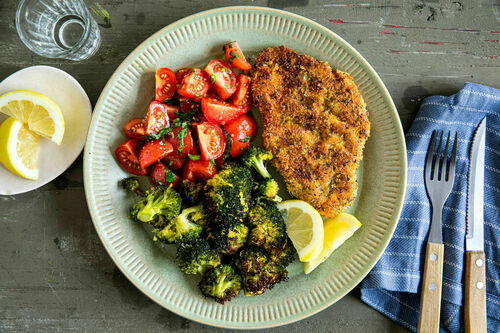 Bio-kipschnitzel alla milanese