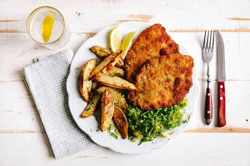 Paniertes Hähnchenschnitzel x2