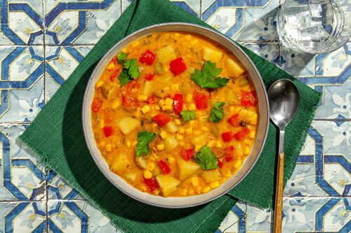 Cremiger Gemüseeintopf Cajun-Style