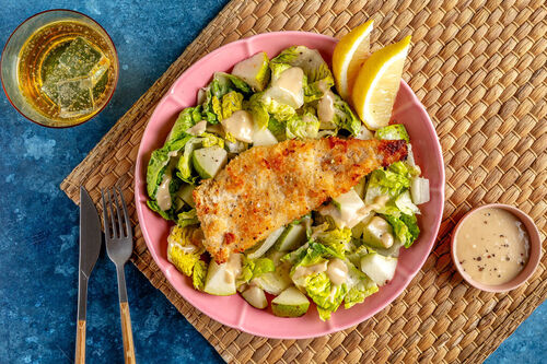 Knusperfisch mit Kokosnusskruste