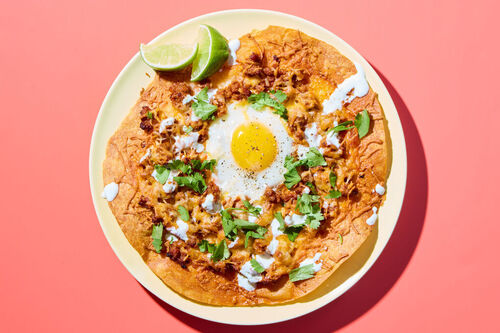 Chorizo Huevos Rancheros Pizza