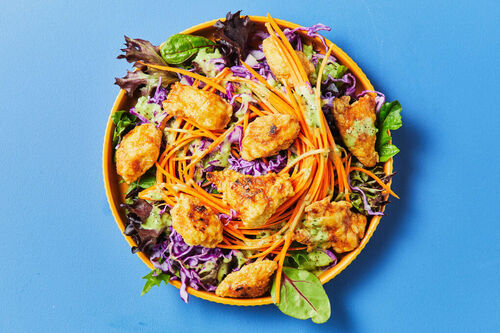 Carb-Conscious Popcorn Chicken