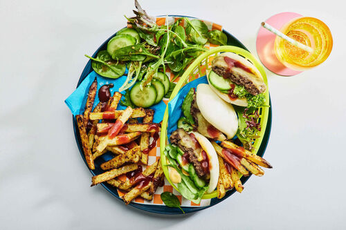 Epic Cheeseburger Bao Buns