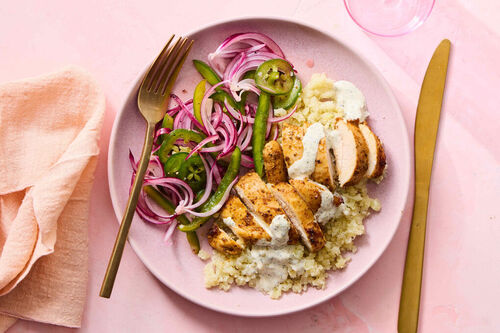 Low-Carb Peruvian-Style Salmon & Cauli Rice