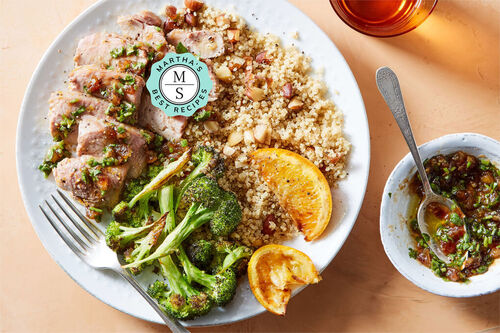 Martha's Best Seared Citrus Pork Tenderloin