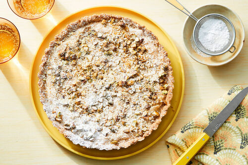 Chef Series! Coconut Shortbread Lemon Tart