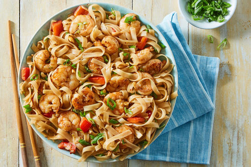 Kung Pao Jumbo Shrimp Stir-Fry